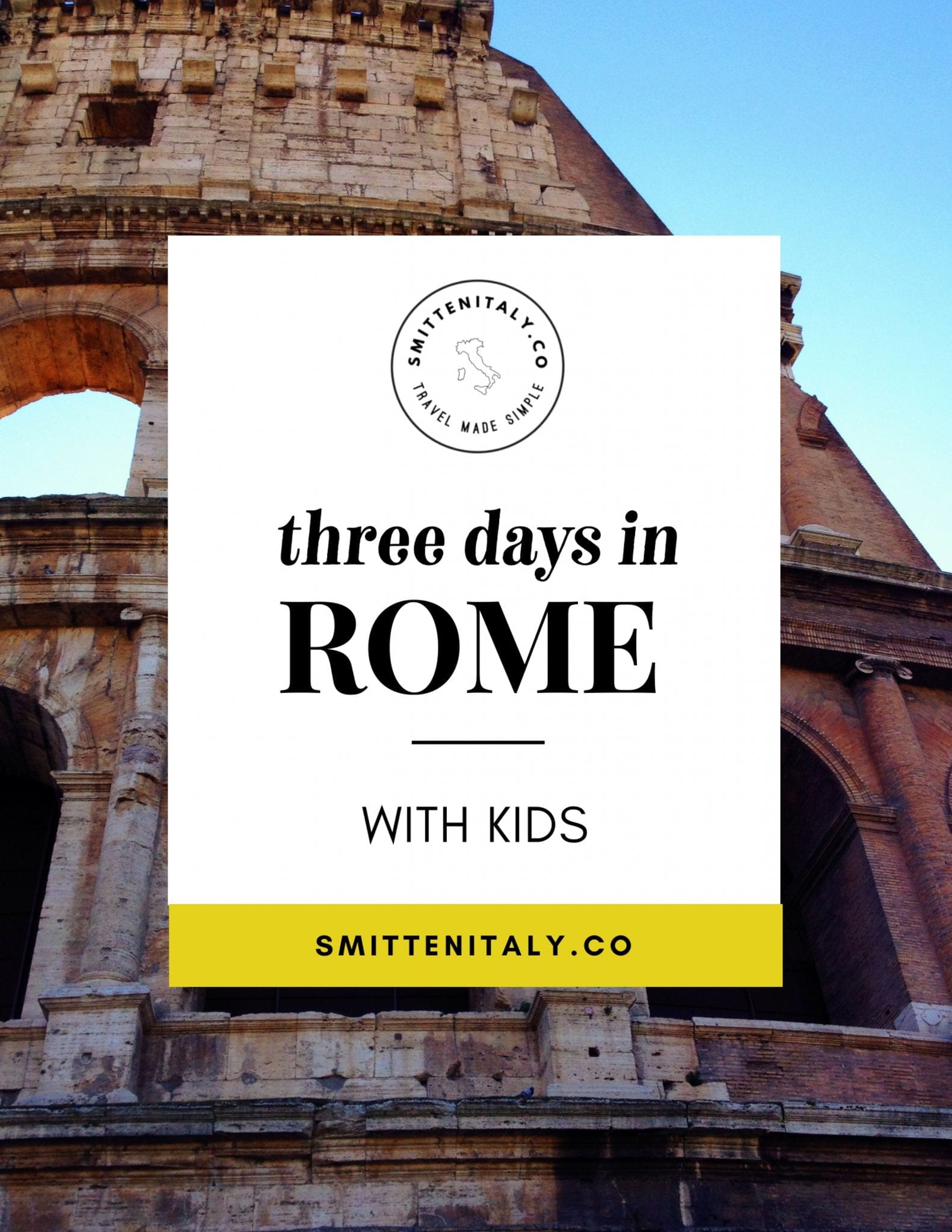3 DAYS IN ROME WITH KIDS