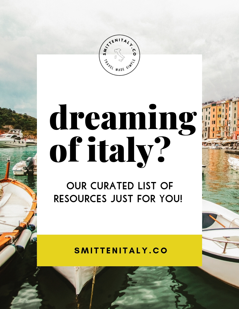 Dreaming of Italy? Resources for you