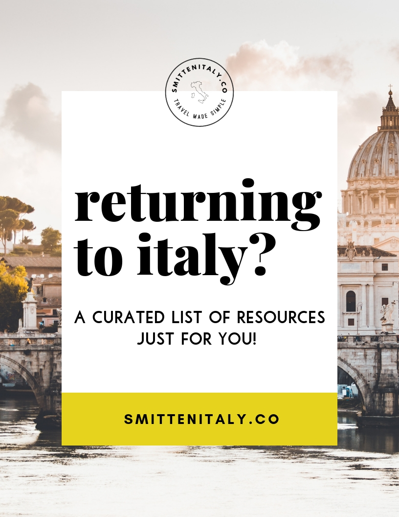 Diving Deeper: Italy Resources for Return Travelers 2